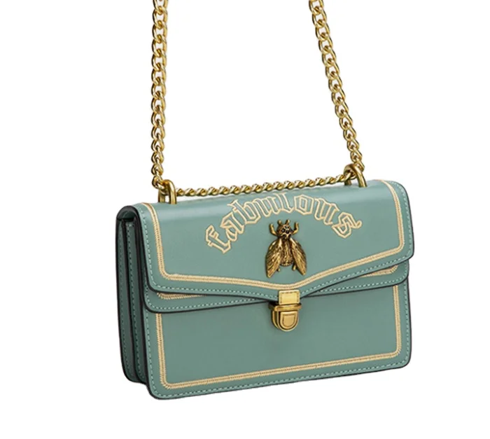 

China light festival good sublimation modern square blue girls school messenger bag