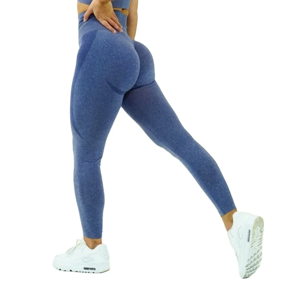 

Women Mesh Stitching Training Breathable Tights Running Leggings Seamless Scrunch Bum Yoga Sports Pants