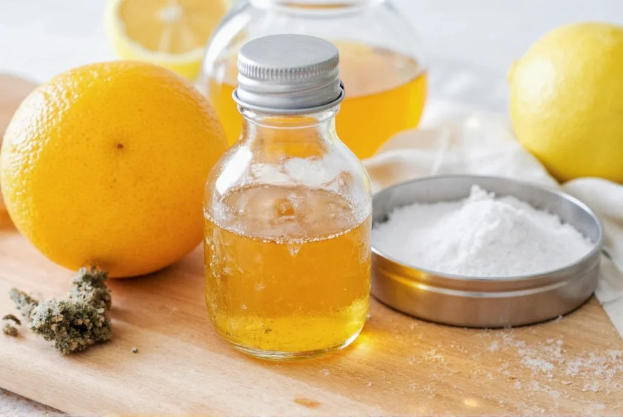 Kitchen air freshener with citrus extract