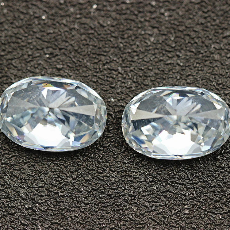 

Yuying Gems Oval Cut 4x6mm Moissanite Diamond Stones VVS Clarity GRA Synthetic Loose Moissanite Stones, Def