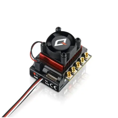 

Hobbwing QUICRUN 10BL120 Sensored 120A Brushless ESC Speed Controller For 1/10 1/12 RC Mini Car