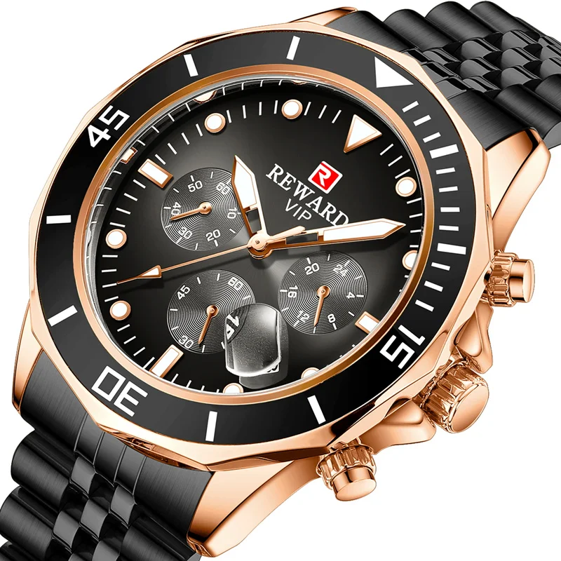 

Reward stainless steel watch relogio masculino Best suppliers fashion luxury men watches wrist Business sport wristwatch