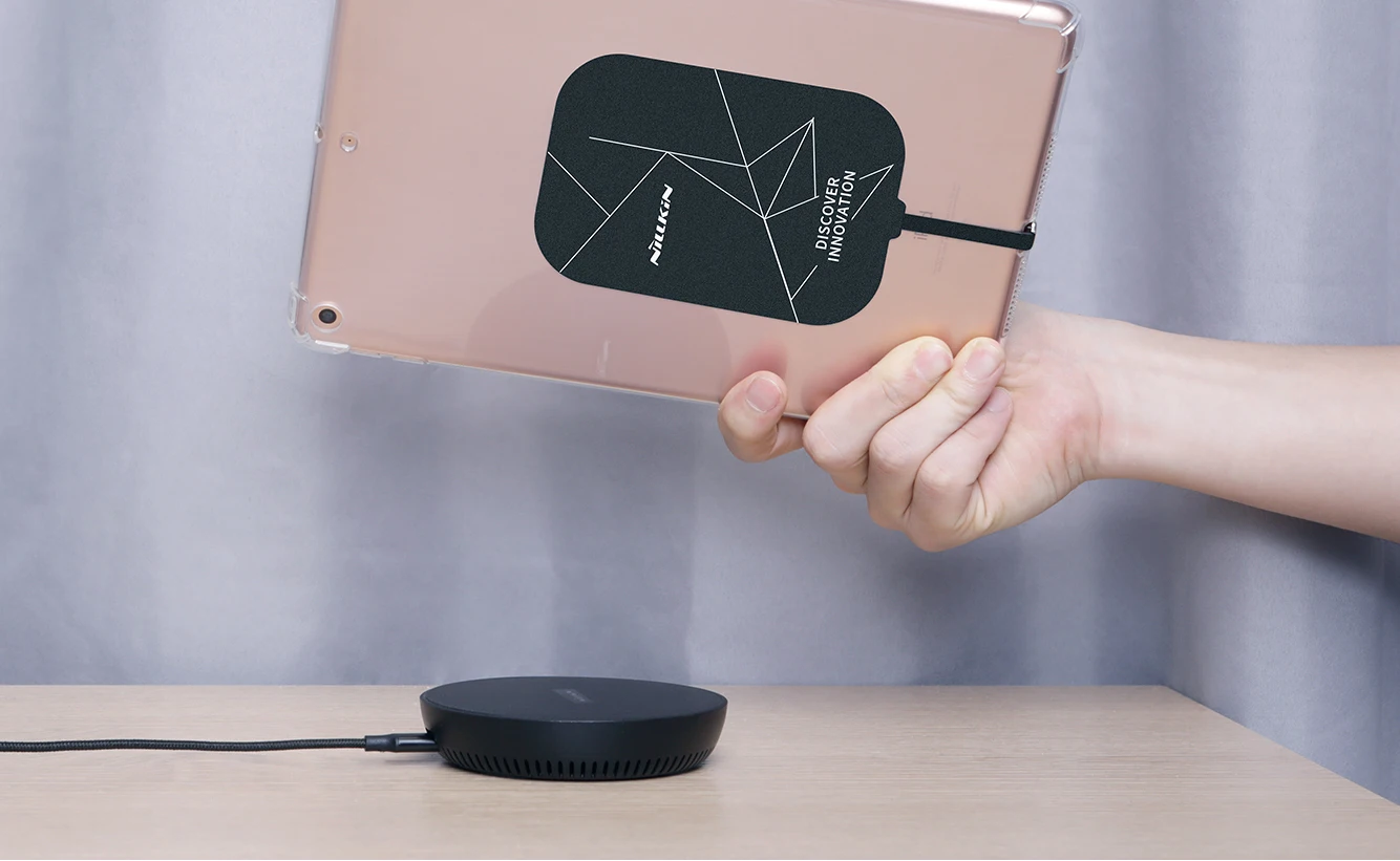 超薄无线接收器nillkin魔法标记10w无线充电接收器ipad mini4 qi无线