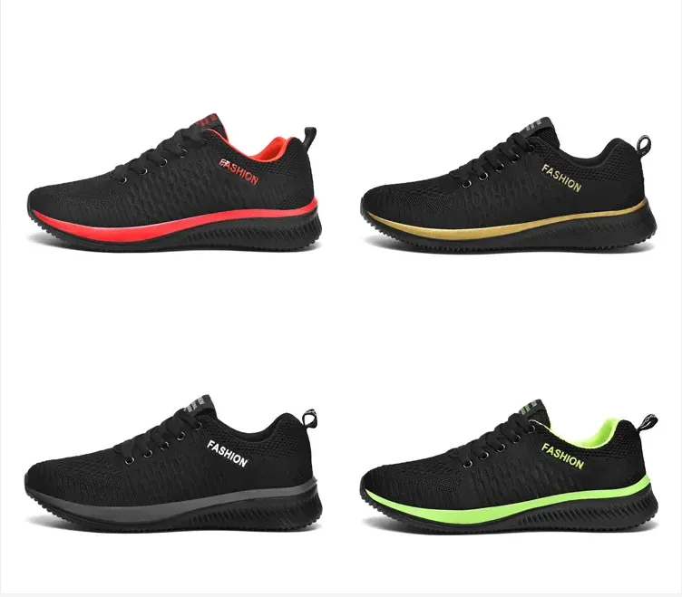 

New design Men and Women Knit Sneakers Breathable Athletic Running Walking Gym Shoes sneaker shoes for men