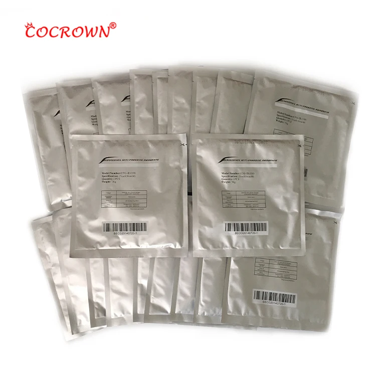 

2021 Protect Skin Cryolipolysis Antifreeze Membrane For Fat Anti Freezing Pad 27*30Cm 70G Fat Freezing Membrane
