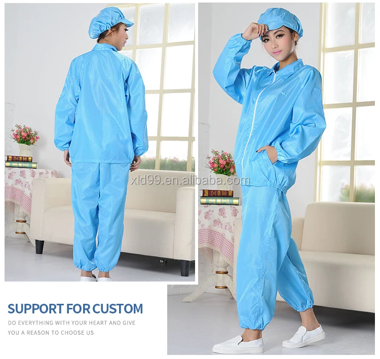 2021 Clean Room Anti-static Women's clothes Clothing esd smock