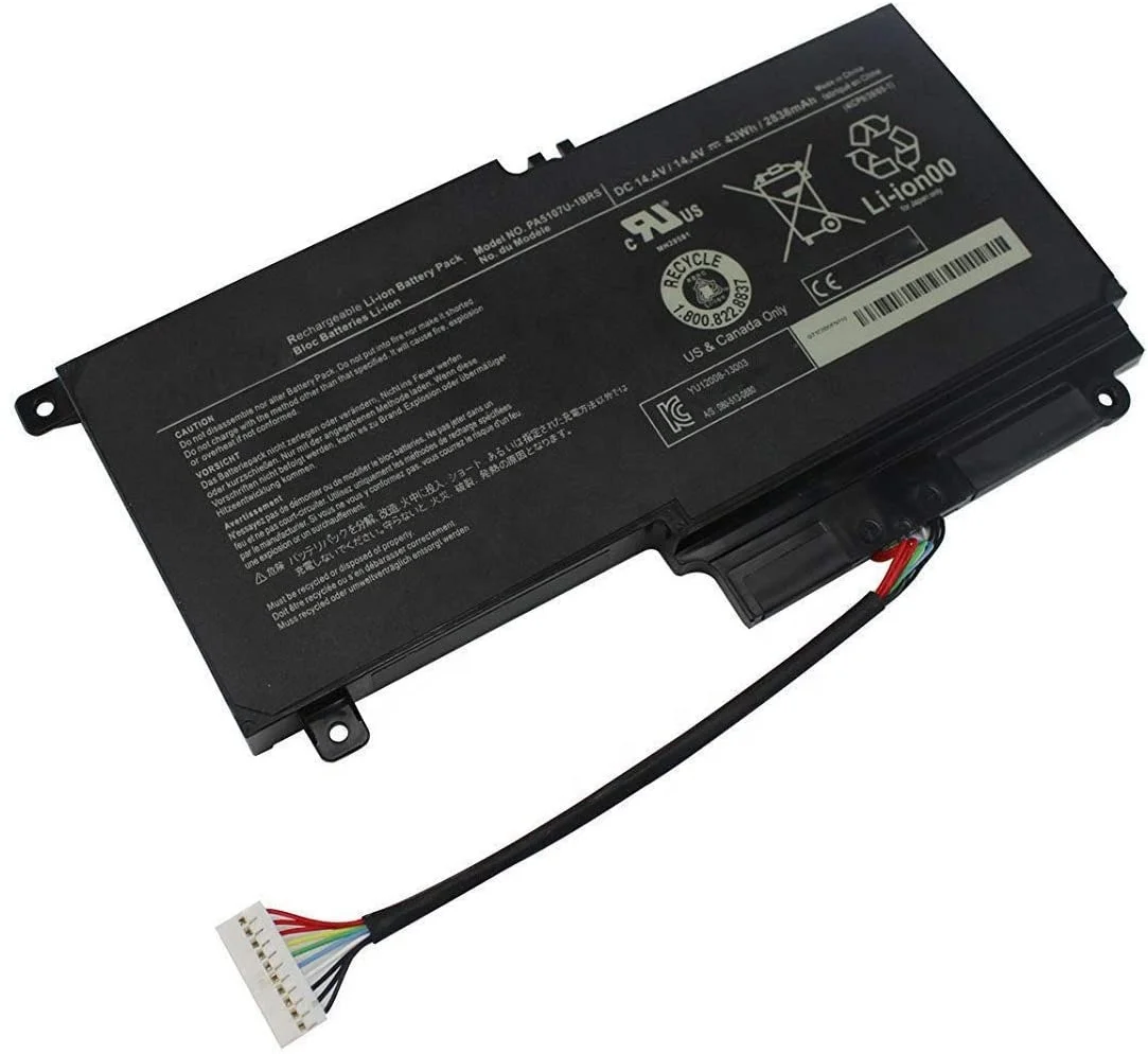 

BK-Dbest PA5107U-1BRS PA5107U Replacement Laptop Battery for Toshiba L45D L50 L55 P55 L55t P50, Black