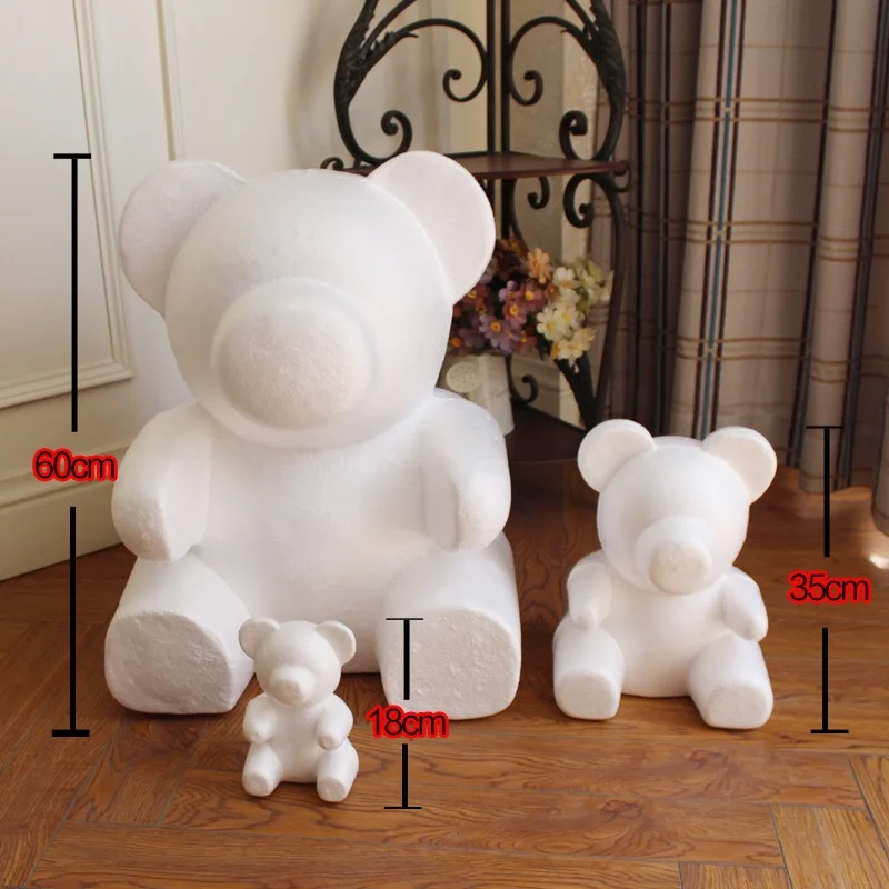 styrofoam teddy