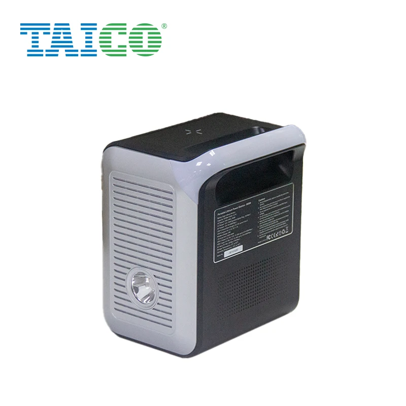 

500W portable emergency generator backup power source with LCD portable power bank station
