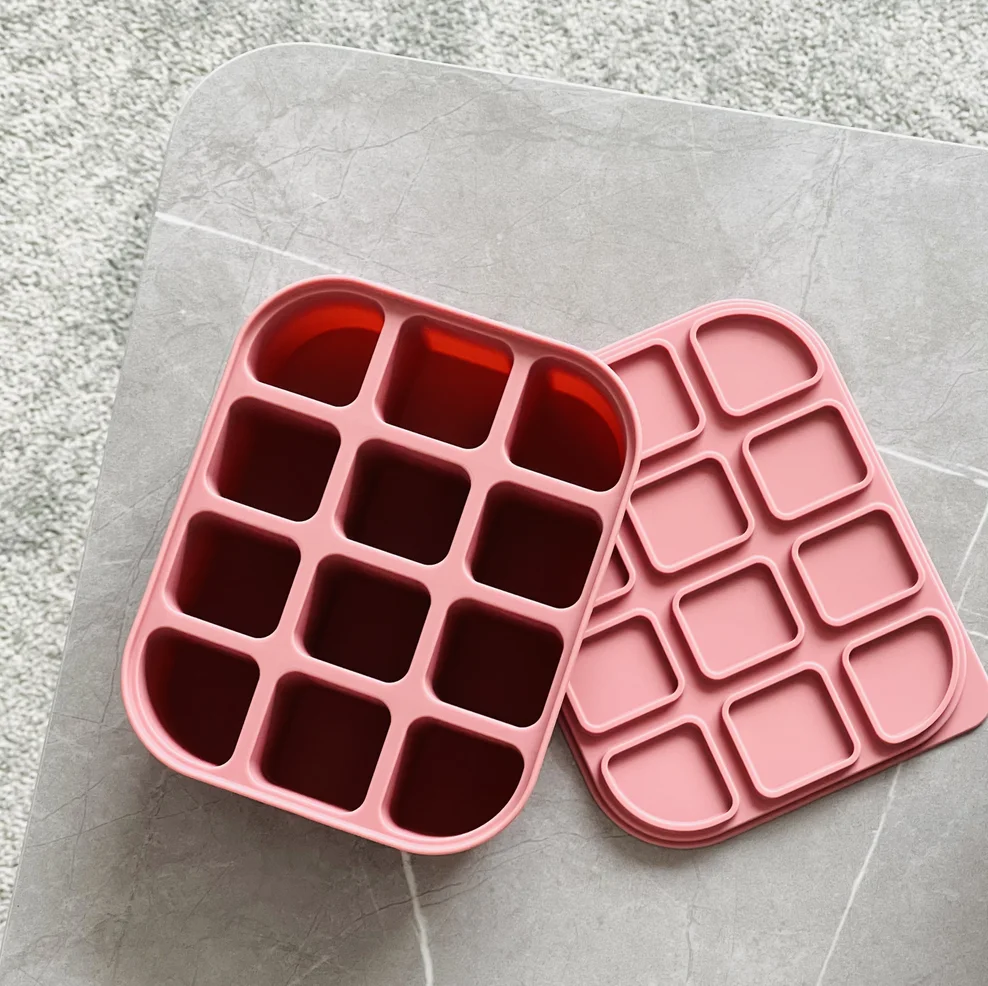 

BPA Free Silicone Popsicle Molds Wholesale Custom Silicone Ice Cube Tray Mold Silicone Frozen Ice Popsicle Maker Ice Cream Mold, Blue