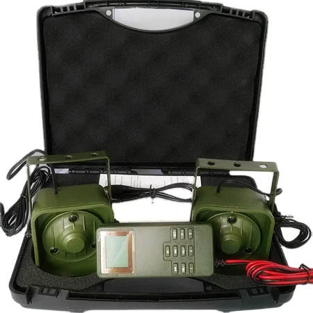 

2*50watt hunting speakers bird sounds device with hunting box, Green/camo