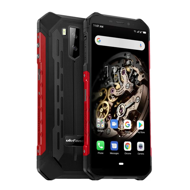 

Cheapest Global band 4G Rugged Phone Ulefone Armor X5 Octa core ip68 Android 9.0 Cell Phone 3GB 32GB NFC 4G LTE Mobile Phone