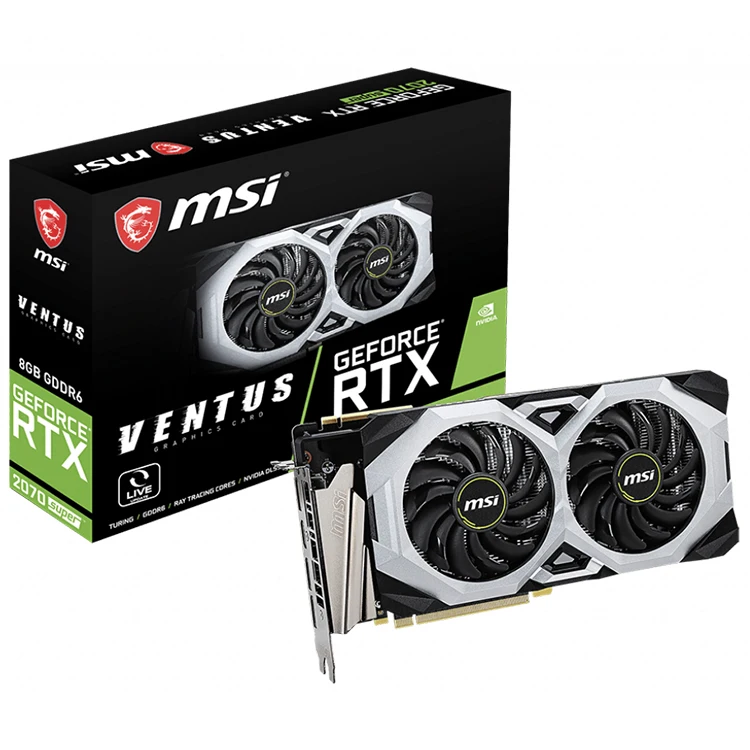 

MSI NVIDIA GeForce RTX 2070 SUPER 8G Gaming Graphics Card Support ETH Mining Ray Tracing with High Performance