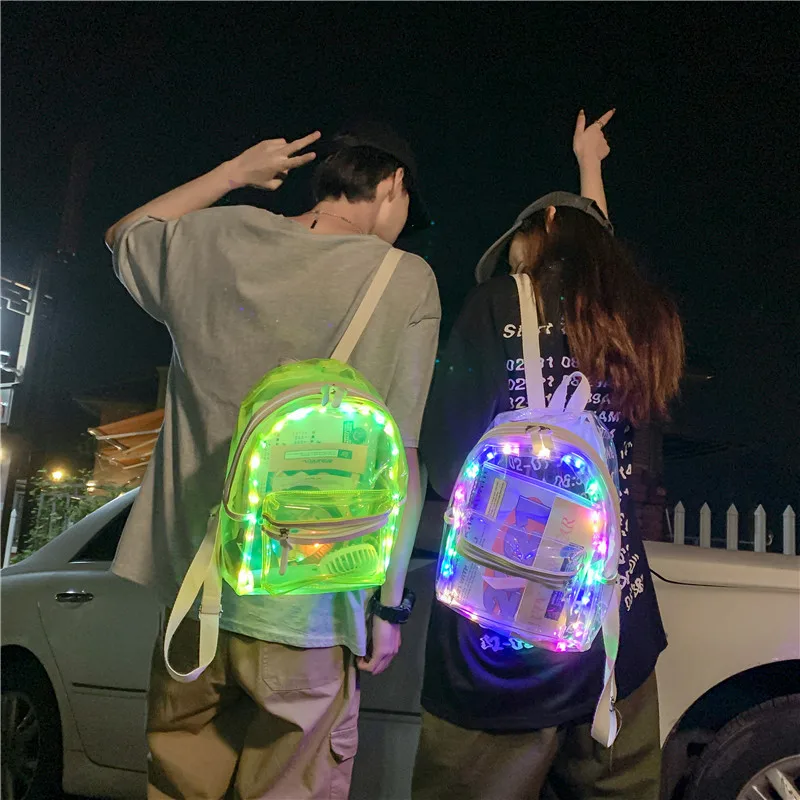 

Dropshipping Custom Logo Kids School Bags Backpack Computer Backpack with LED Outdoor Unique Backpack, As photo