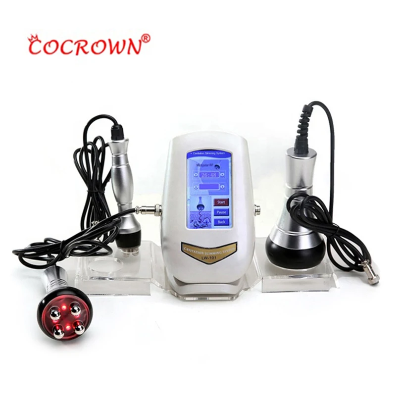 

6 In 1 Vacuum Cavitation System S Shape Loss Radio Frequency Lipolaser Cavitation Rf S-Shape Ultrasound Cavitation 30K, White