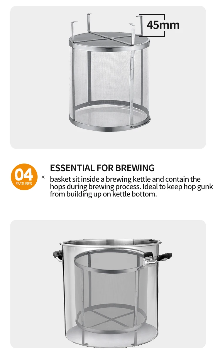 Stainless Steel Hop Filter Mesh Hop Sipder Basket Homebrew Buy