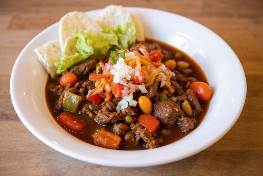 Lime Garnish on Mexican Beef Stew