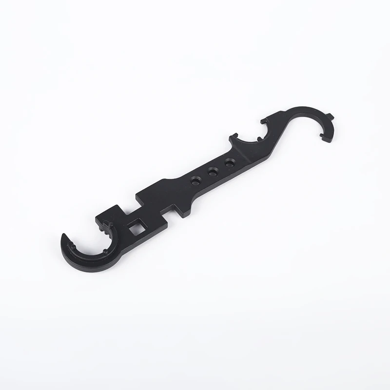 

Nut Wrench Tools for Removal and Tighten, Multi Function Sports Outdoor Wrench for AR15, Black
