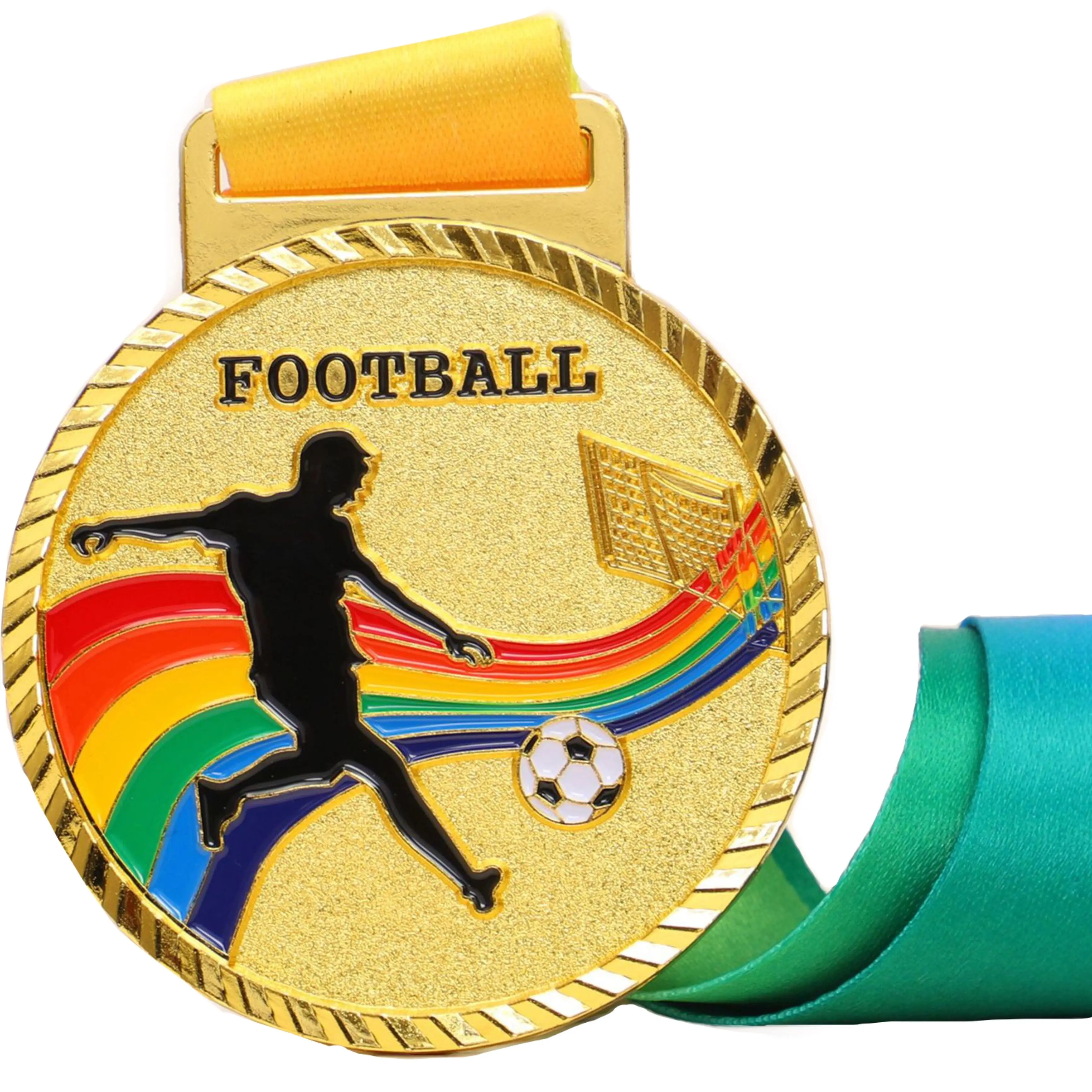 

Cheap Custom Metal Medal Gold Silver Bronze Medals Engraved Blank Running Graduation Sports Medal with Ribbon