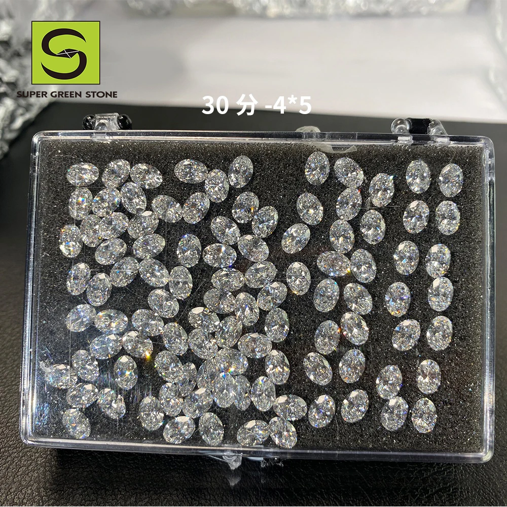 

Super Green Stone Wholesale GIA IGI White Real Loose Diamonds Lab Grown Diamond DEF VVS HPHT CVD Synthetic Diamond
