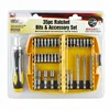 35 pcs bits accessory Screwdriver set precision screwdriver set with PVC handle extention bar precision bits screw driver set