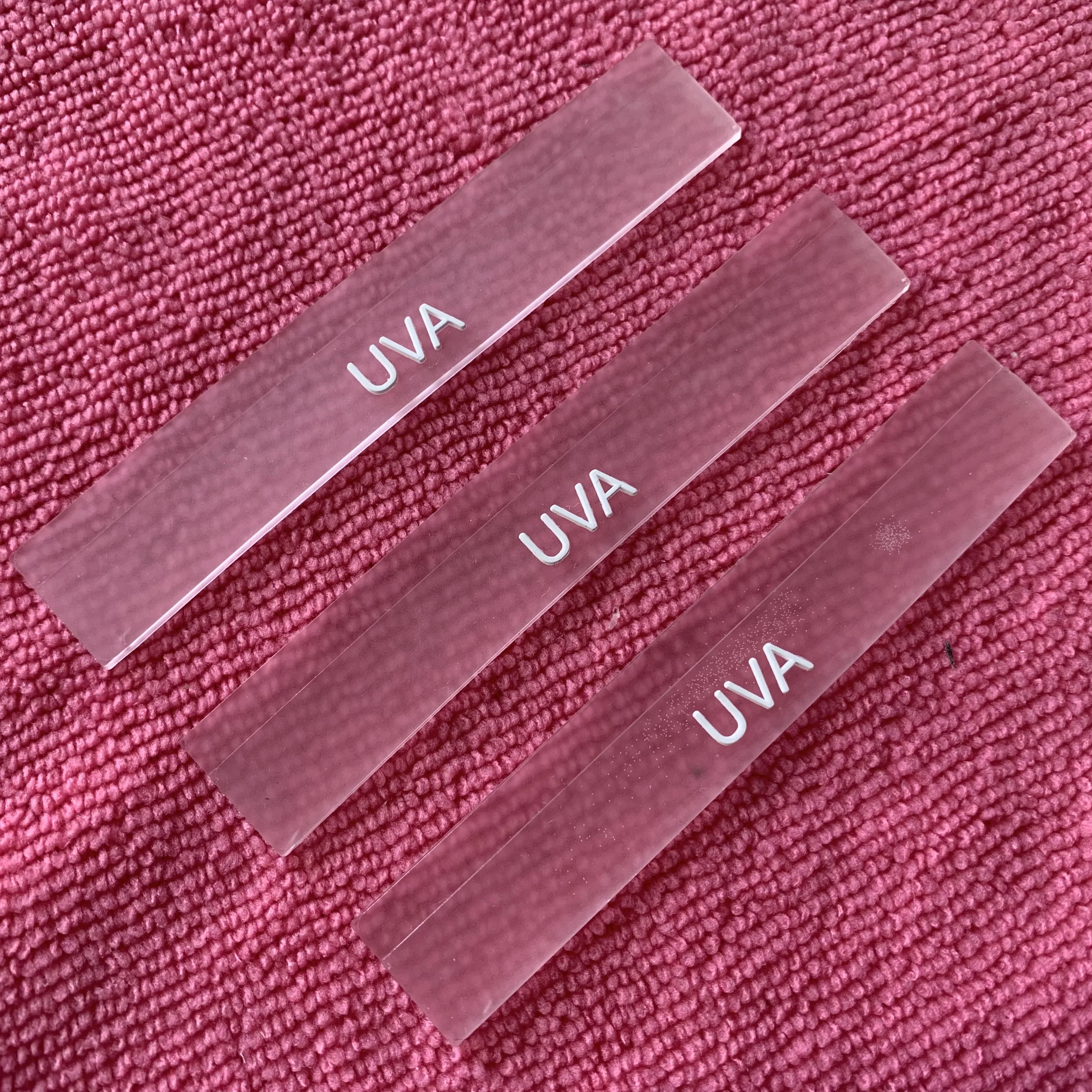 Wholesale 3D Brand clear Rubber Side Labeleco-friendly Transparent Silicone Side Sewing Rubber Tags