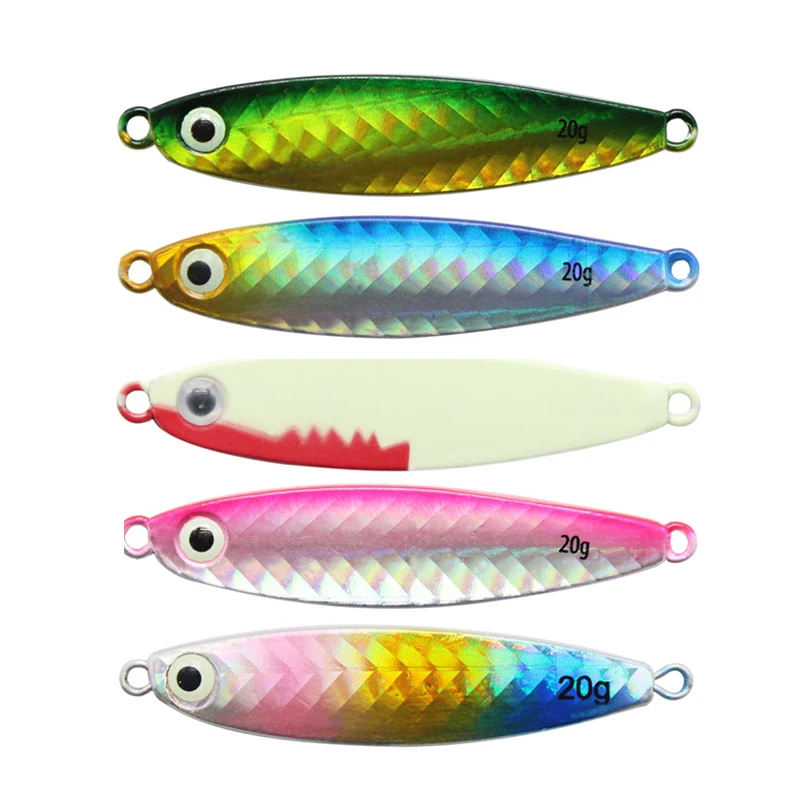 

Isca Artificial Metal Jigging Lure Swimming Bait 7g 10g 15g 20g 30g Spinnerbait Se Uelos De Pesca Casting Fishing Lure Saltwater, 8 colors