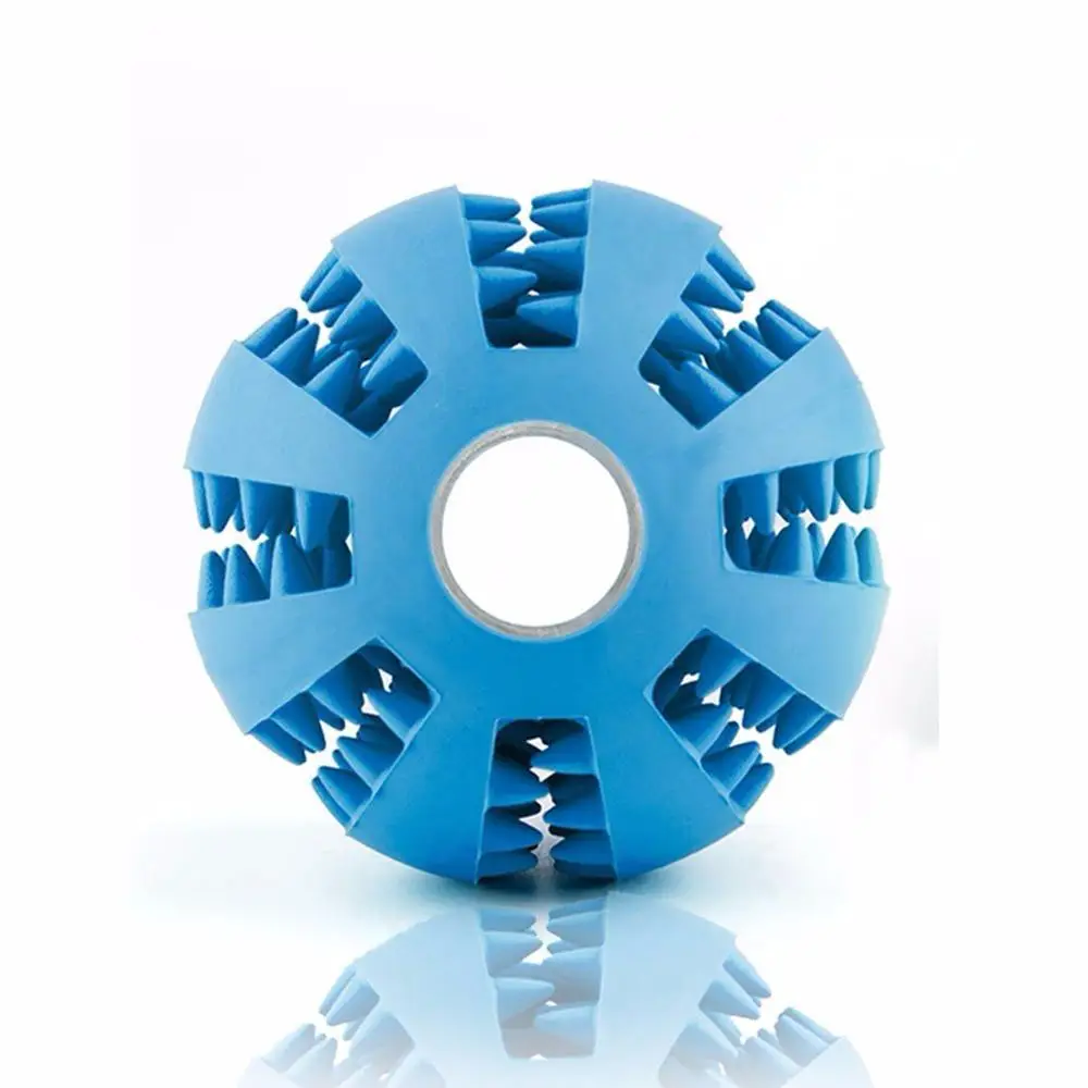 
Dog Pet Feeder Chew Tooth Cleaning Ball Exercise Game IQ Training Ball Resistant Toy Ball for Pet 