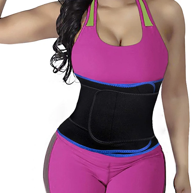 

Wholesale Adjustable Weight Loss Wrap Sweat Workout Neoprene Waist Support Waist Trainer Belt Custom Waist Trimmer, Customized color