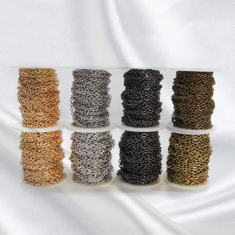 

Factory Direct Sale DIY Roll Chain For Handbag Pet Accessories Hot Sale Curb Chain