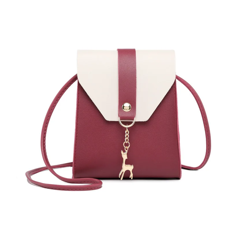 

Messenger bags 2021 Korean version of simple one-shoulder personalized small shoulder bag Fawn Messenger bag for women, As picture
