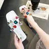 New hot sale woman glass shoe rhinestone sandals