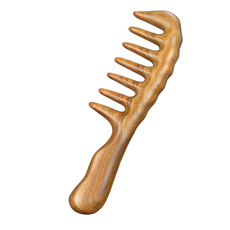 

Agreat Hot Selling Eco-Friendly Custom Logo Wooden Wide Tooth Scalp Massage Relieve Fatigue Household Hair Comb