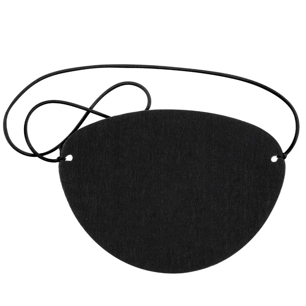 Pirate Eye Patches Black One Eye Patches Silk Pirate Captain Eye Masks For Halloween Christmas
