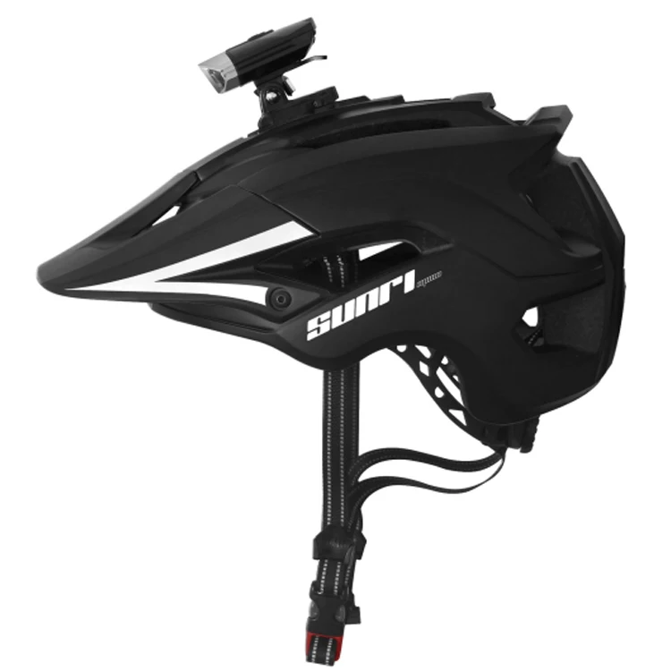 

SUNRIMOON ntegrally Molding Bike Helmet USB Rechargeable Rear Light Casco de ocio urbano