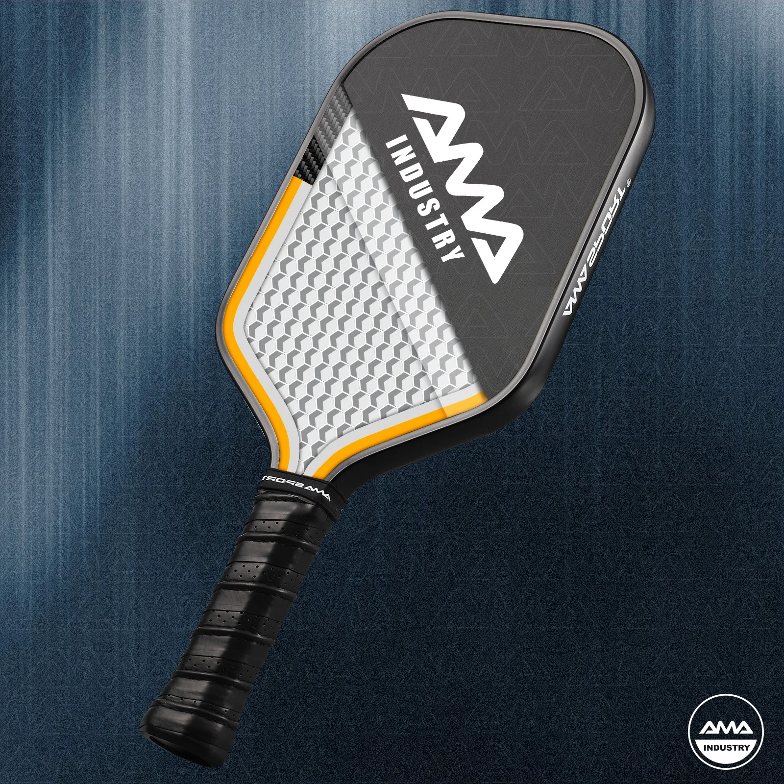AMA SPORT New Design Top Ranked Quality Custom Exceptional Spin Pickleball Paddle Racket for Training