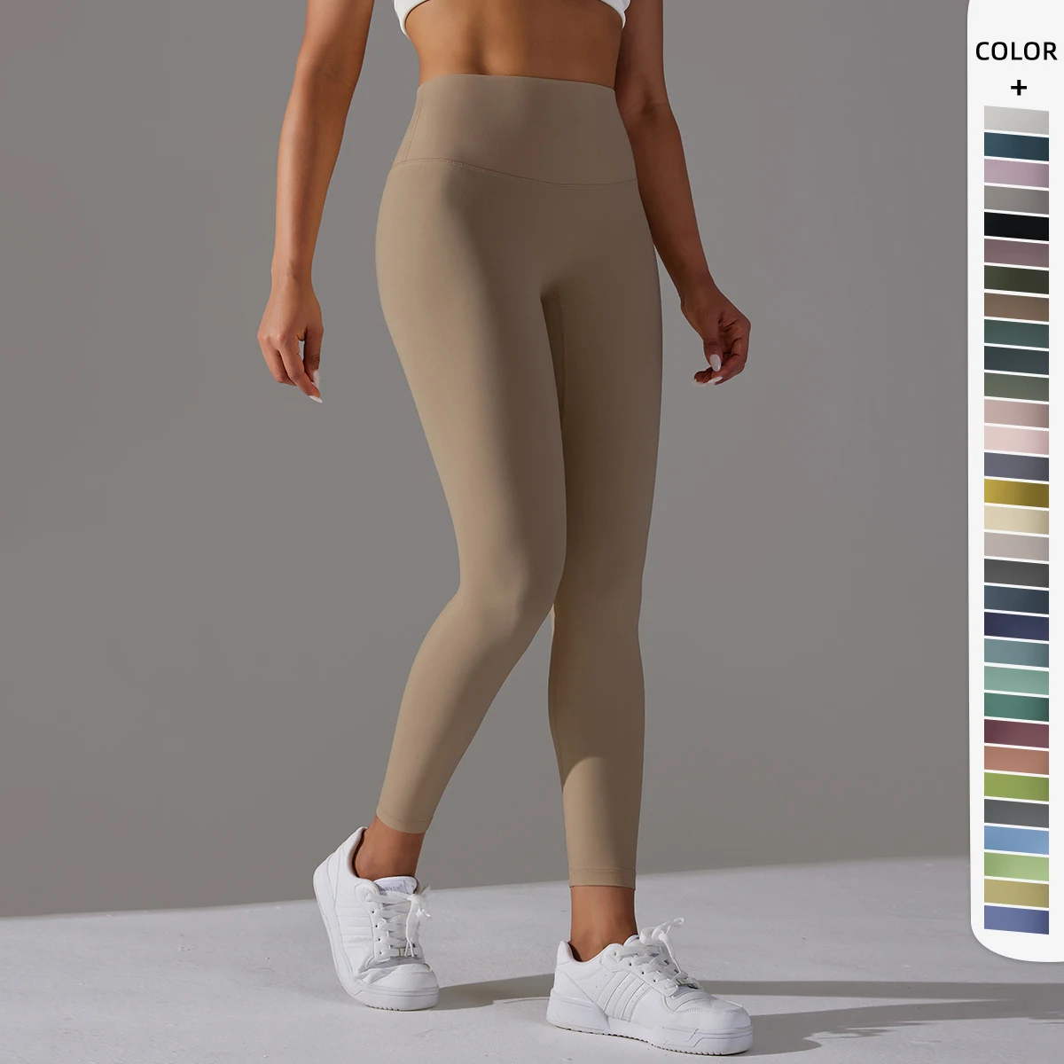 Butter Soft Yoga Leggings for Women High Waist Nylon Athletic Yoga Pants ODM Gym Fitness Workout Legging Manufacturer