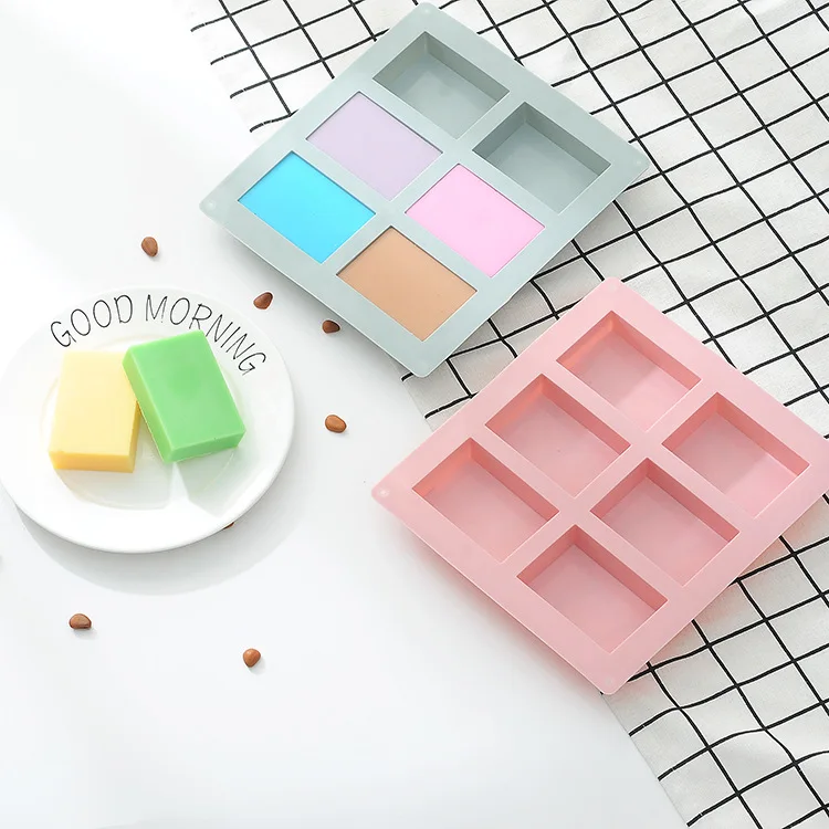 

Rectangular square soap silicone cake mold handmade soap mold