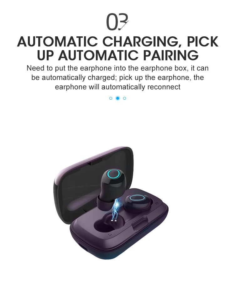 Sport Oem Headphone Tws True Wireless Radio Earphone 5.0 Wireless Earbuds with Ipx6 Waterproof - ANKUX.COM