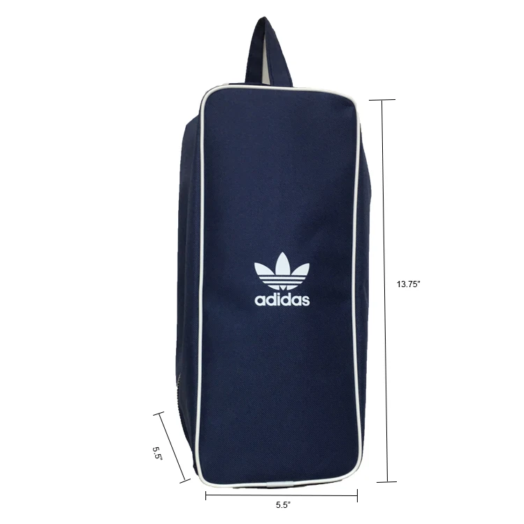

custom organizer 600D pvc oxford polyester zip sport shoes pouch /portable soccer shoe bag with logo, Customized color