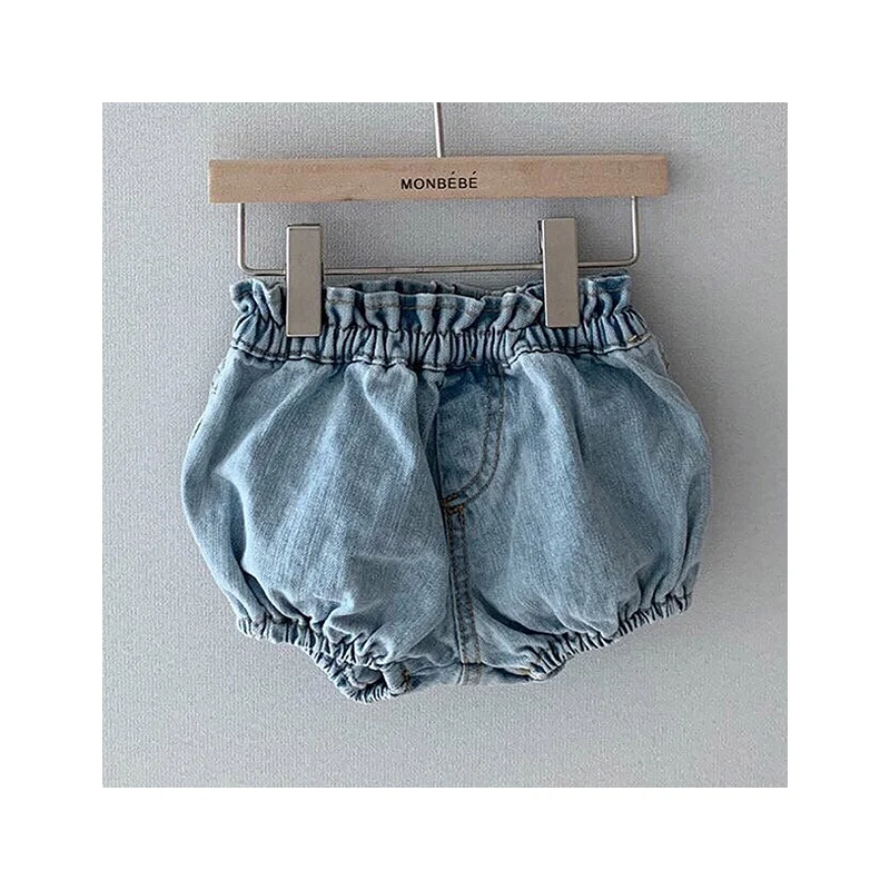 

Korean Style Children's Shorts Boutique Denim Bloomer Autumn Unisex Baby Bloomer