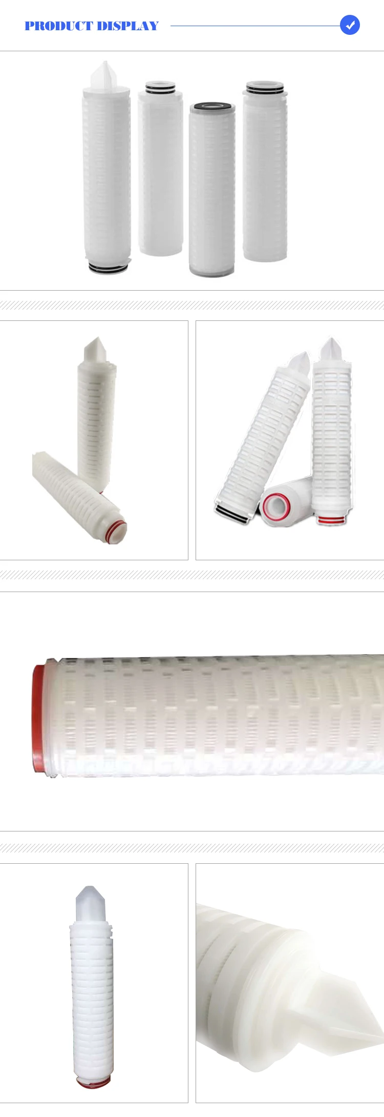 Pp Pleated Membrane Filter Cartridge 0.2 Micron Pp Filter Cartridge