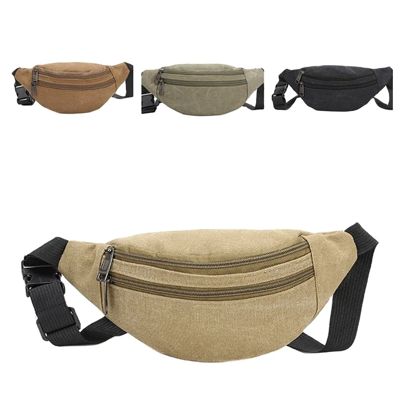 

custom waist bag running luxury designer belt bag casual sports canvas fanny pack, Color1/2/3/4