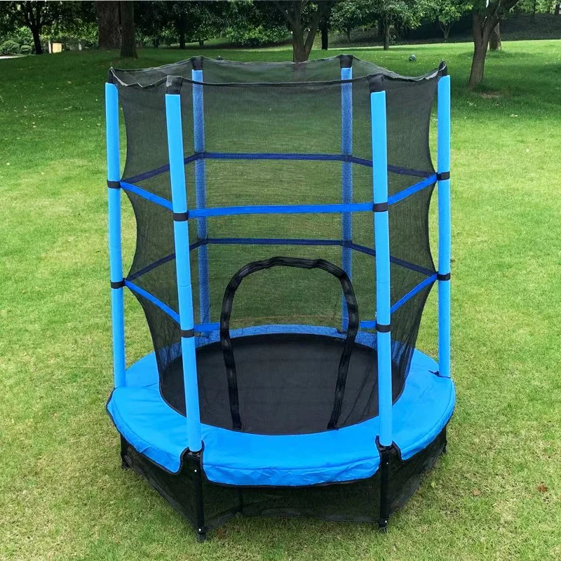 

Indoor Jumping Bed 55inch Outdoor Kids Exercise Fitness Mesh Mini Trampoline