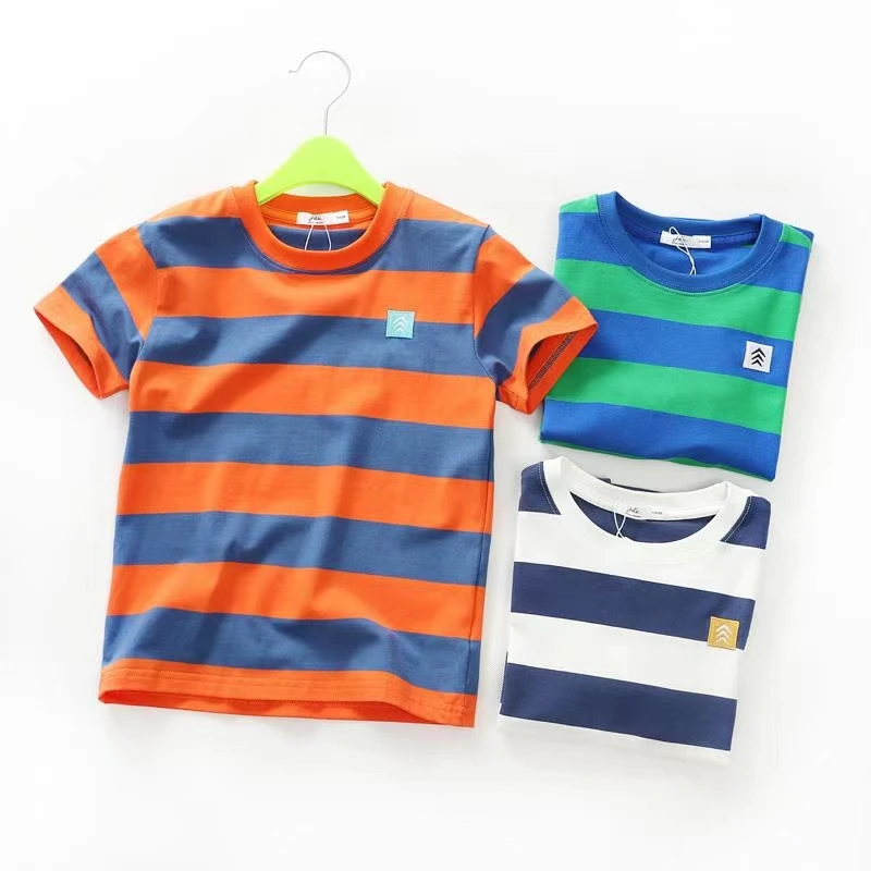 

Top quality boys beach short and t-shirt boys kids short trouser with t-shirt boys kids stripes, Mixed color
