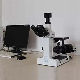 Trinocular Inverted Metallurgical Microscope