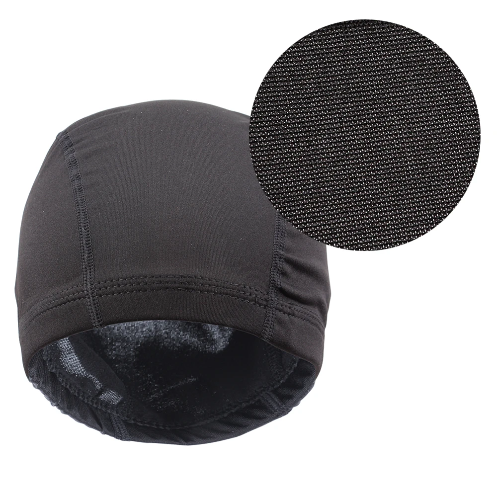 Breathable Elastic Hairnet Dome Wig Cap For Making Wigs Black/Beige Mesh Dome Wig Caps