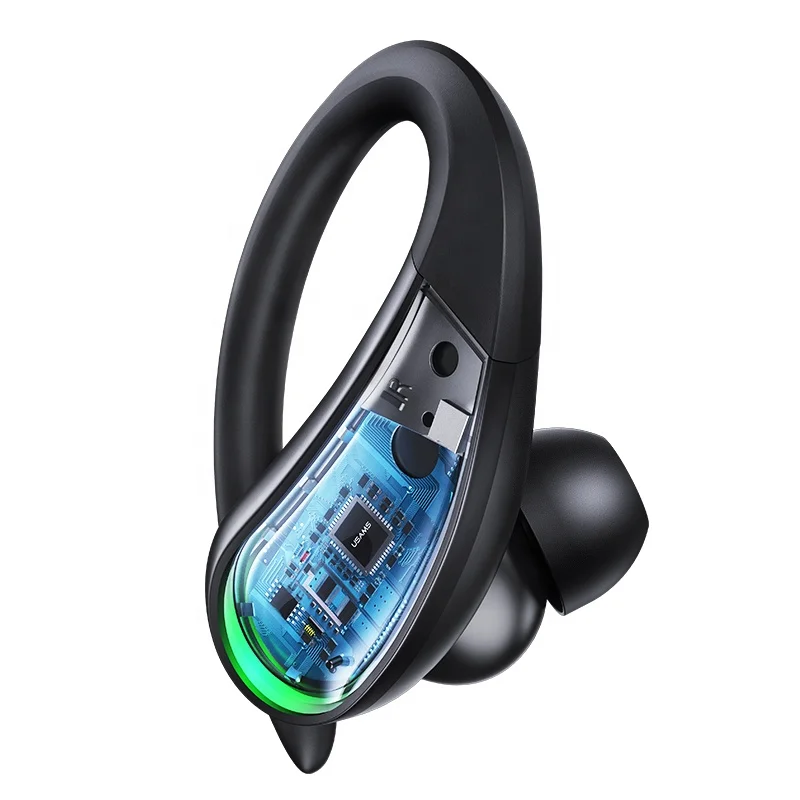 

USAMS Handfree LED i12 tws gaming headset wireless waterproof sport earphones with charging case