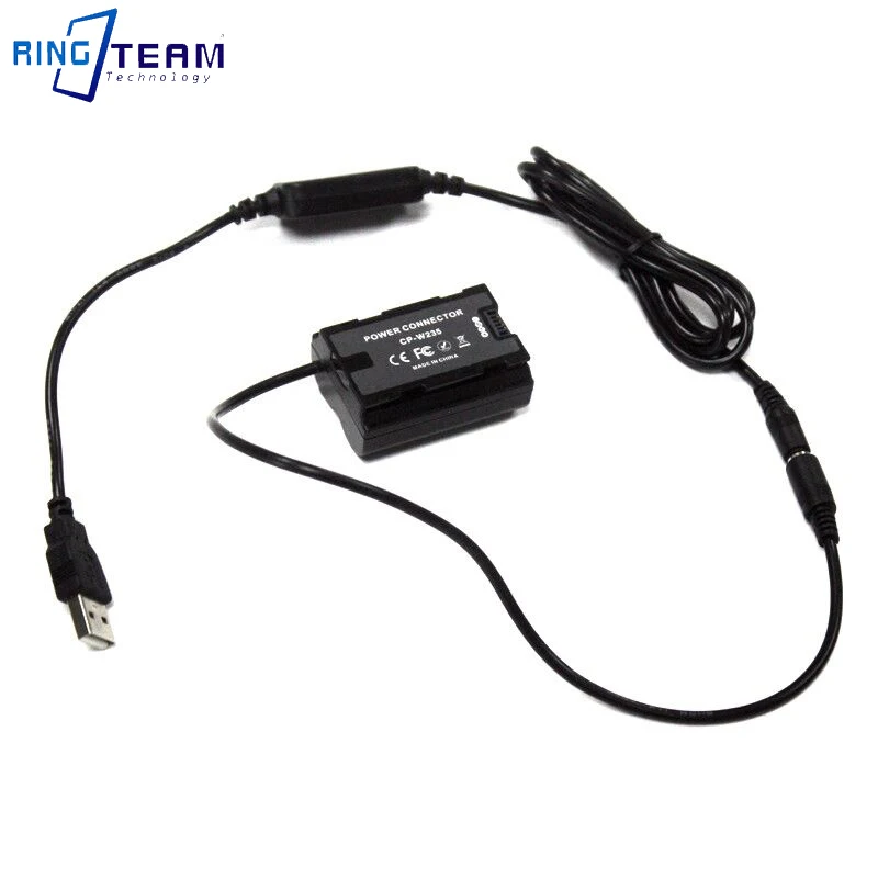 8.7V USB Power Cable  + NP-W235 DC Coupler CP-W235 Dummy Battery for Fuji X-T4 XT4 Camera supplier