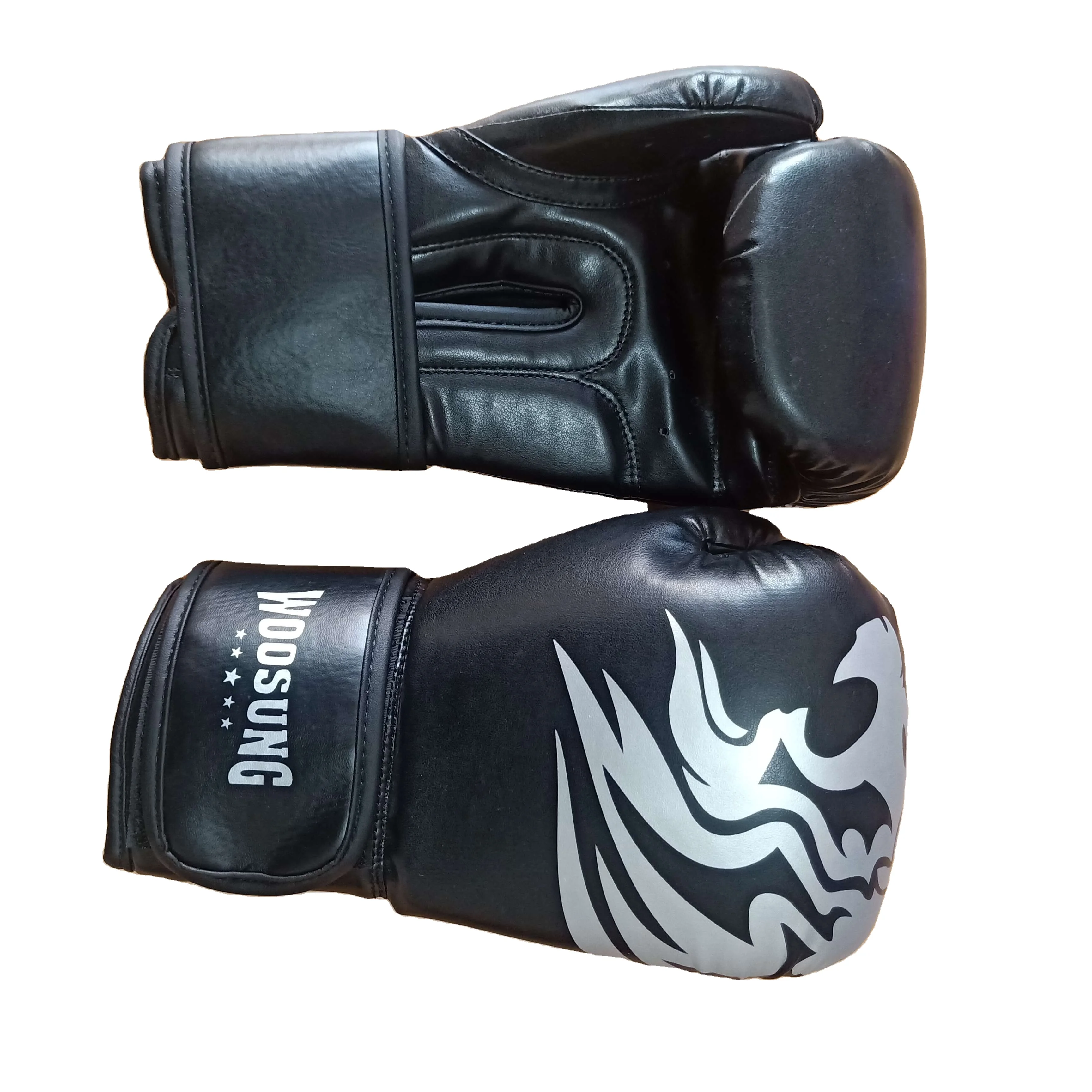 

Woosung hot selling good quality professional pu leather boxing gloves manufacturers custom boxing gloves